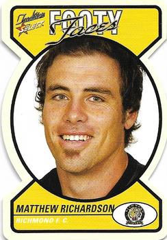 2005 Select Tradition AFL - Footy Faces #FF113 Matthew Richardson Front